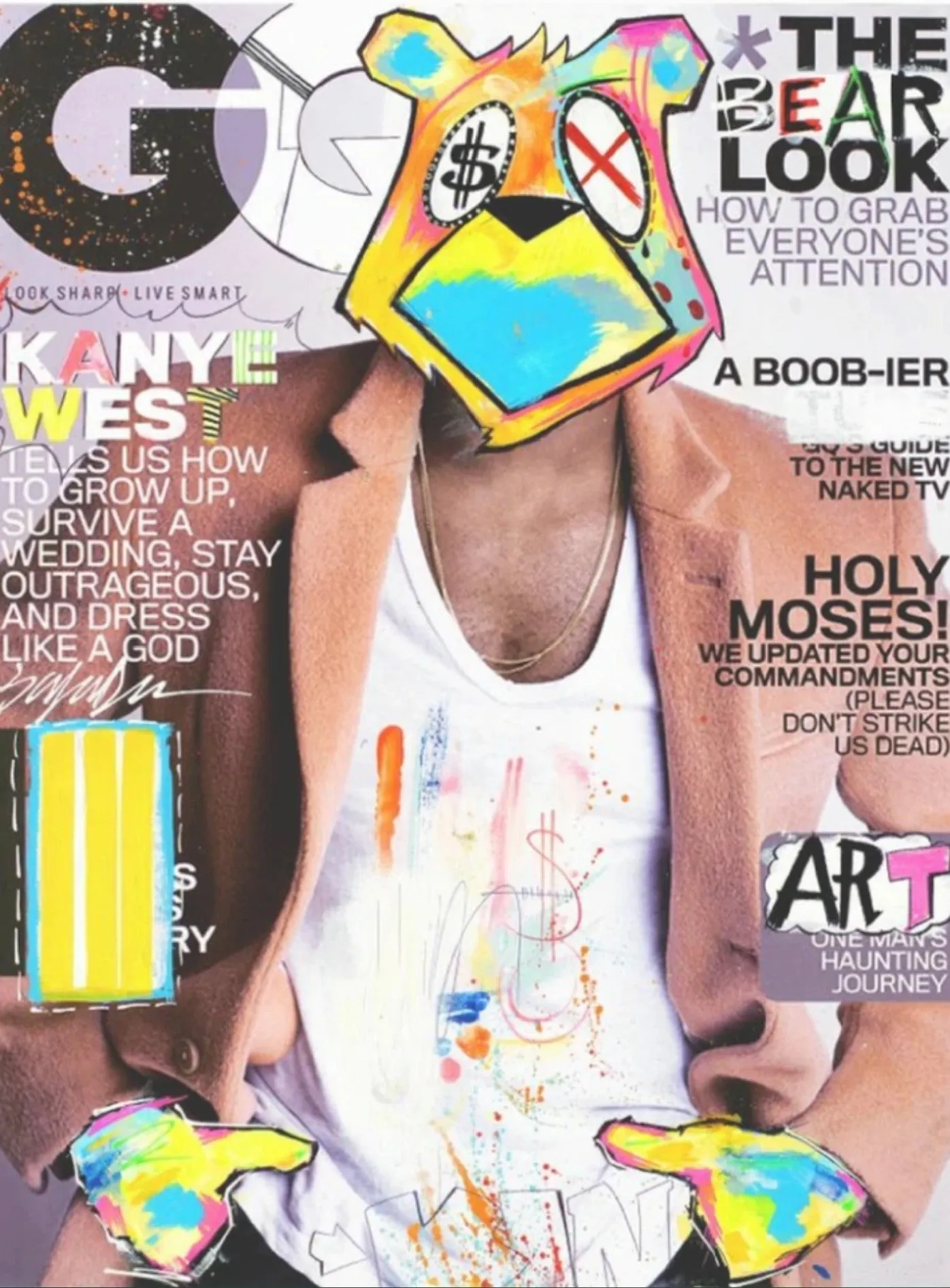 Kanye West The Bear Look Archival Print by King Saladeen