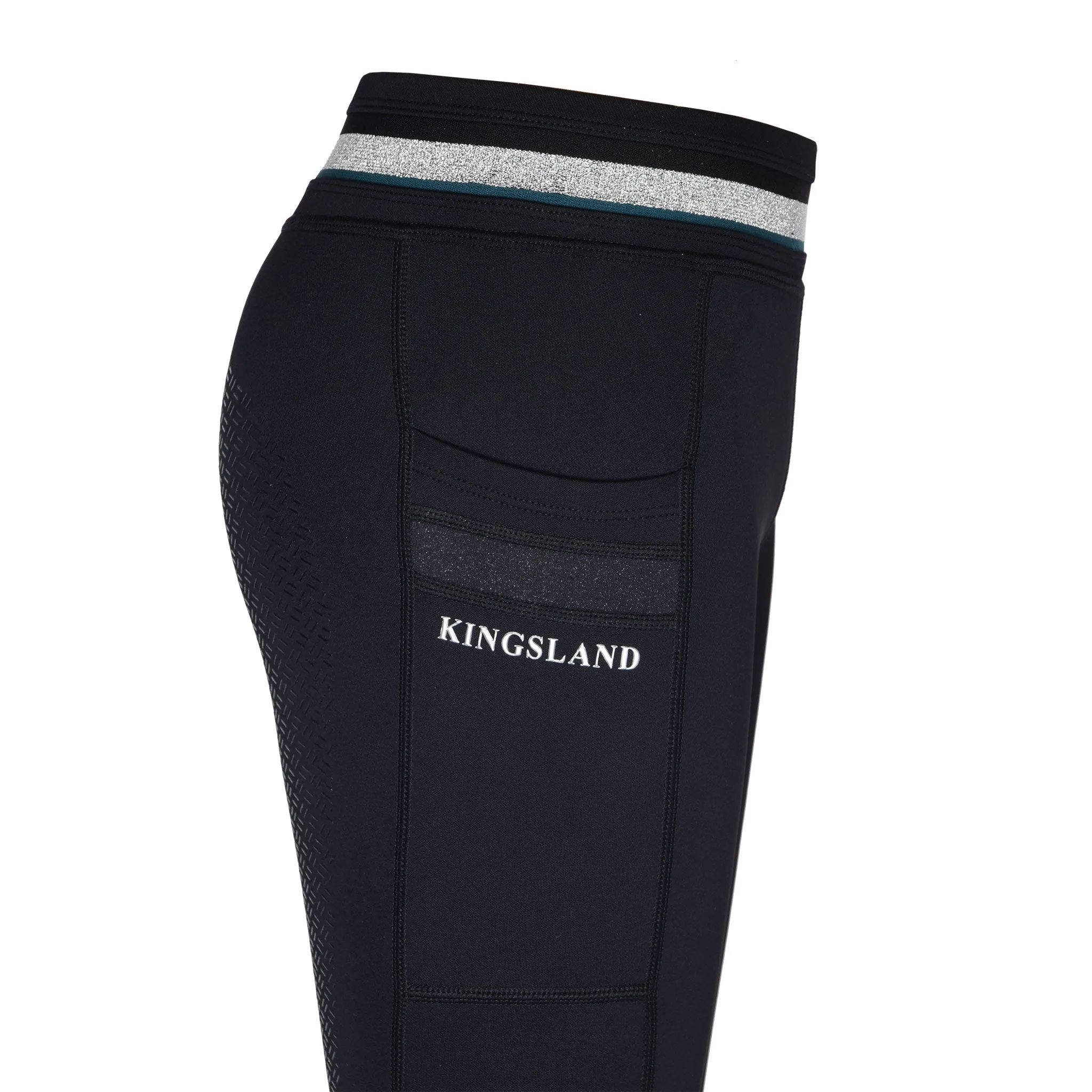 KLkattie F-Tec4 F-Grip Tights - Black with Silver