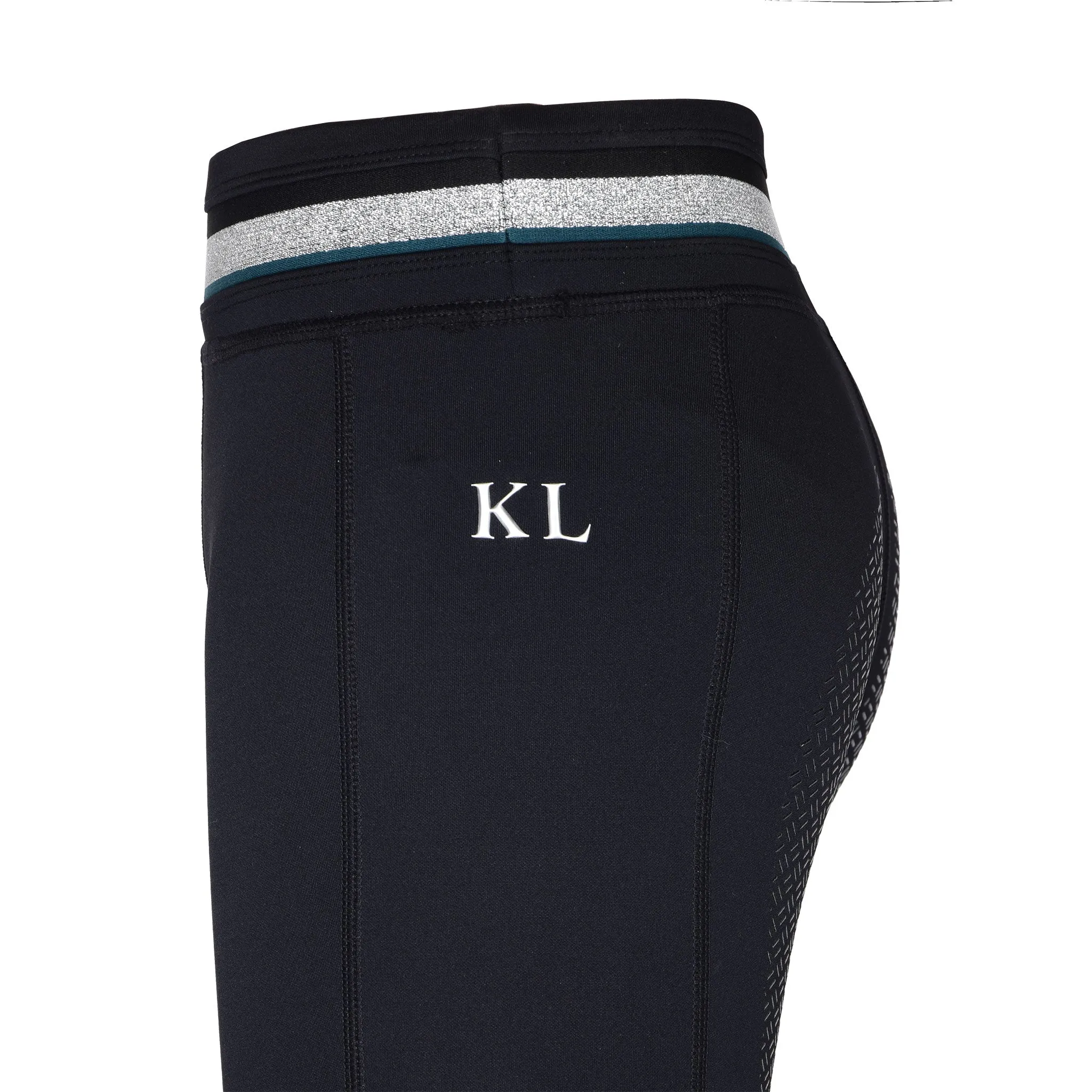 KLkattie F-Tec4 F-Grip Tights - Black with Silver
