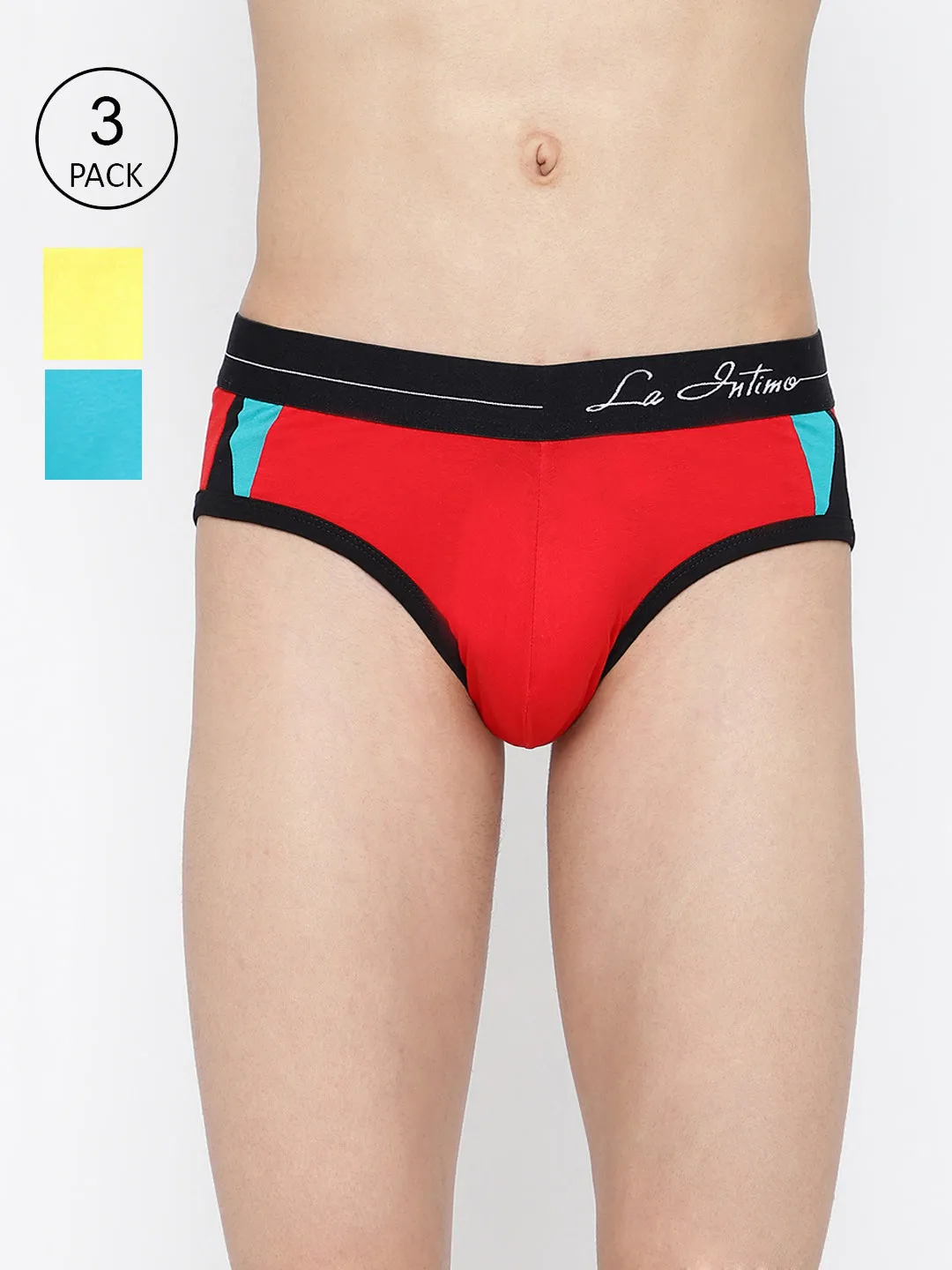 La Intimo Modern Pattern Brief (Pack of 3)
