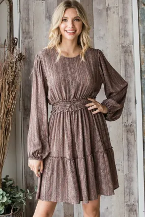 Long Sleeve Peasant Dress