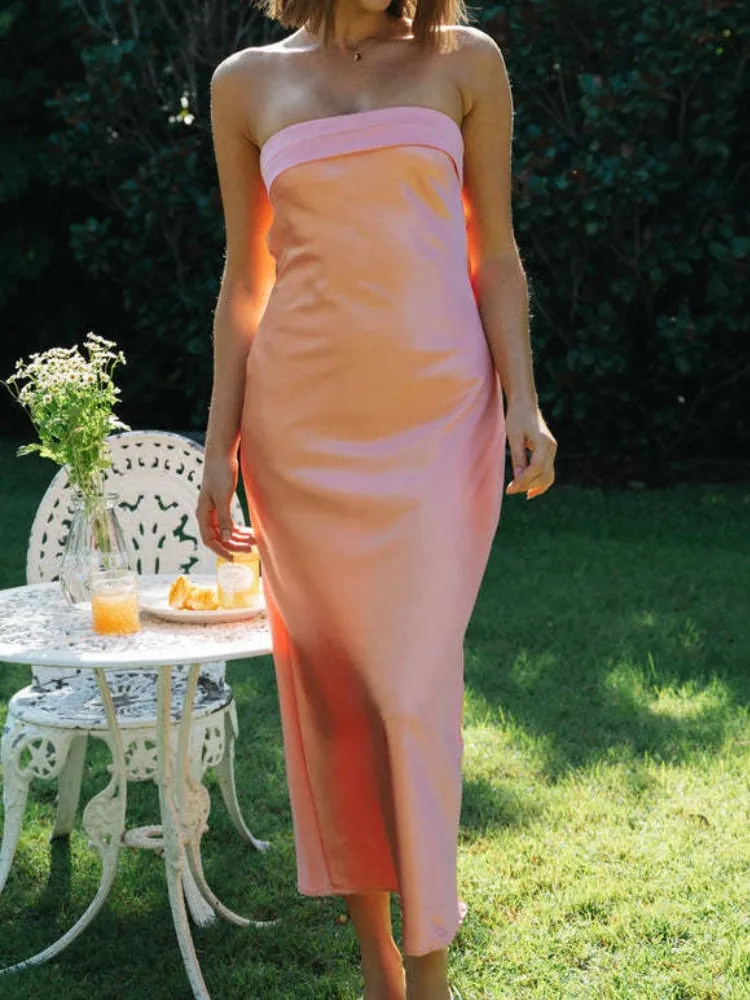 Maya Satin Dress