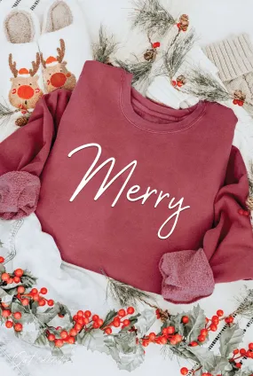 Merry Puff Mineral Graphic Sweatshirt