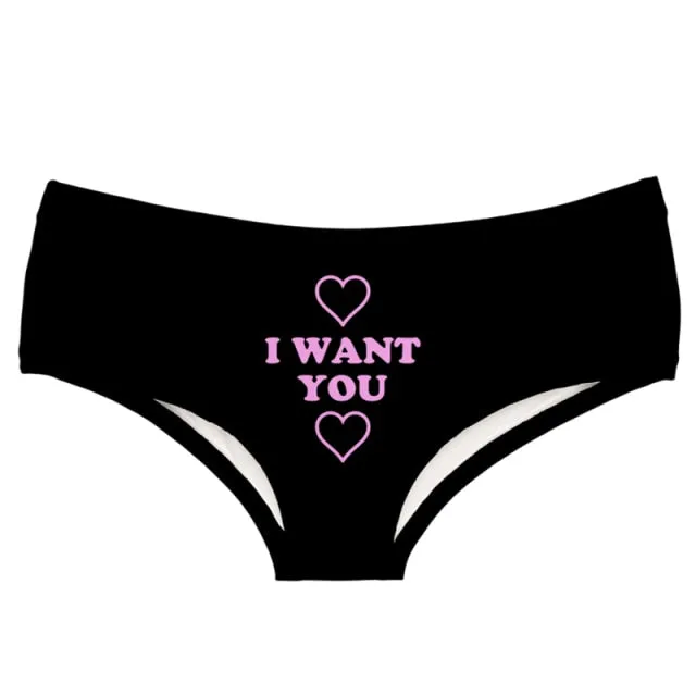 Naughty Print Underwear