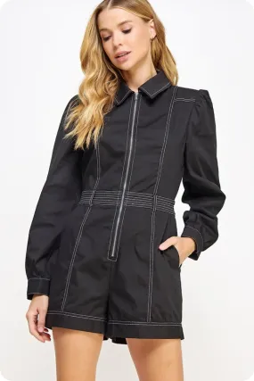 NEW!! Pendelton Contrasting Stitch Romper