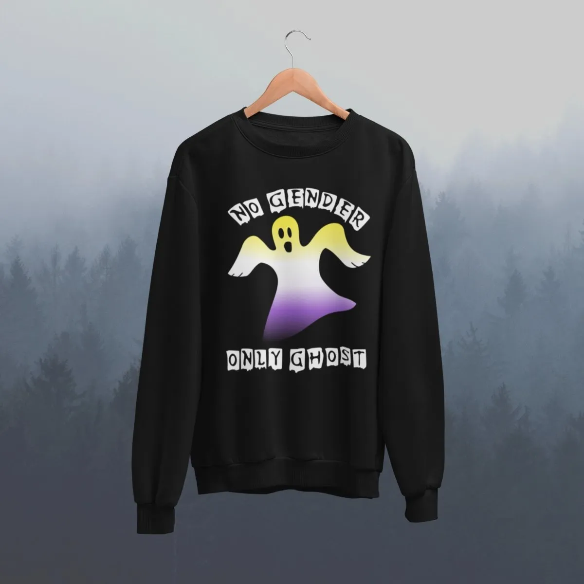 No Gender only Ghost Non-Binary Sweatshirt