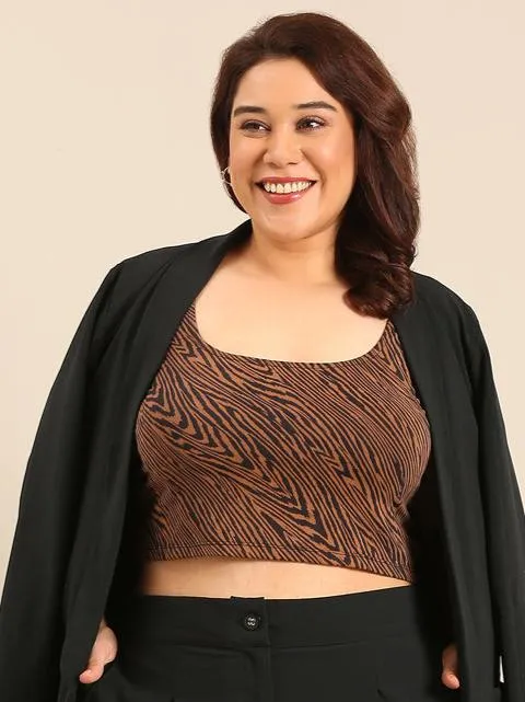 Printed Crop Top