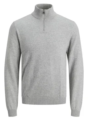Produkt Mens Tori High Neck Zip Pullover-LIGHT GREY