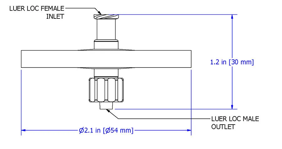 PureFlo® D50 Disc Filter 0.65um / 0.2um- Sterile Compounding (Aqueous)