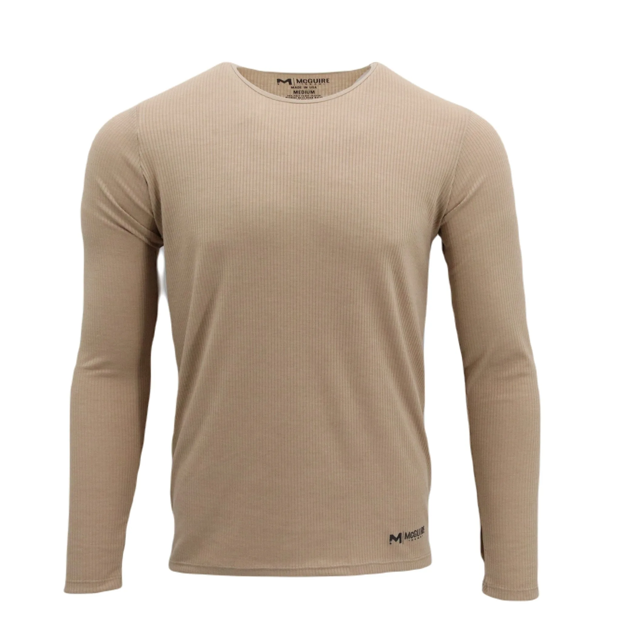 Ribbed Poly Spandex Thermal Top