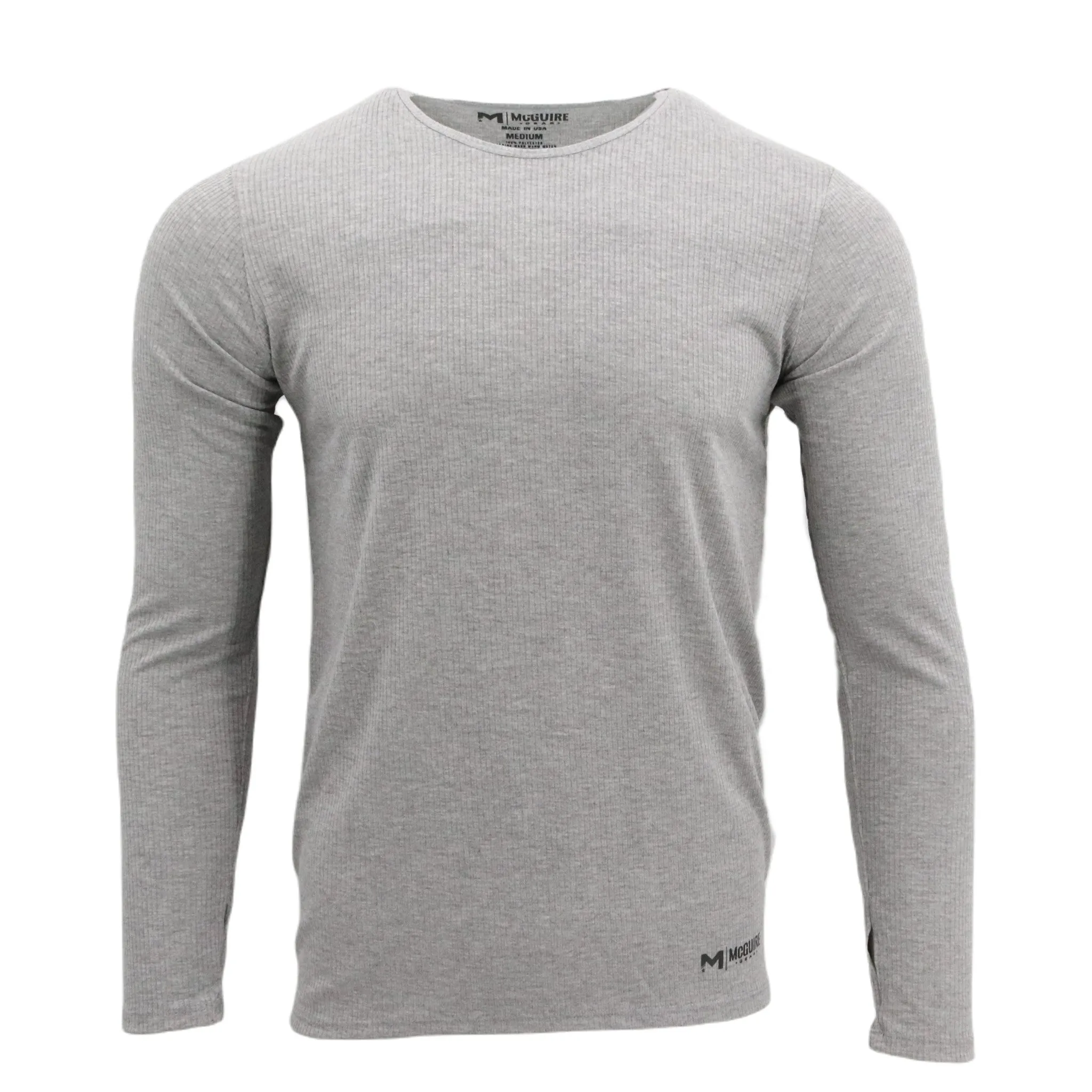 Ribbed Poly Spandex Thermal Top