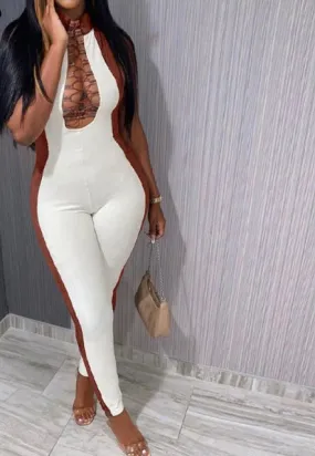 Rodin Corduroy Lace Up Jumpsuit