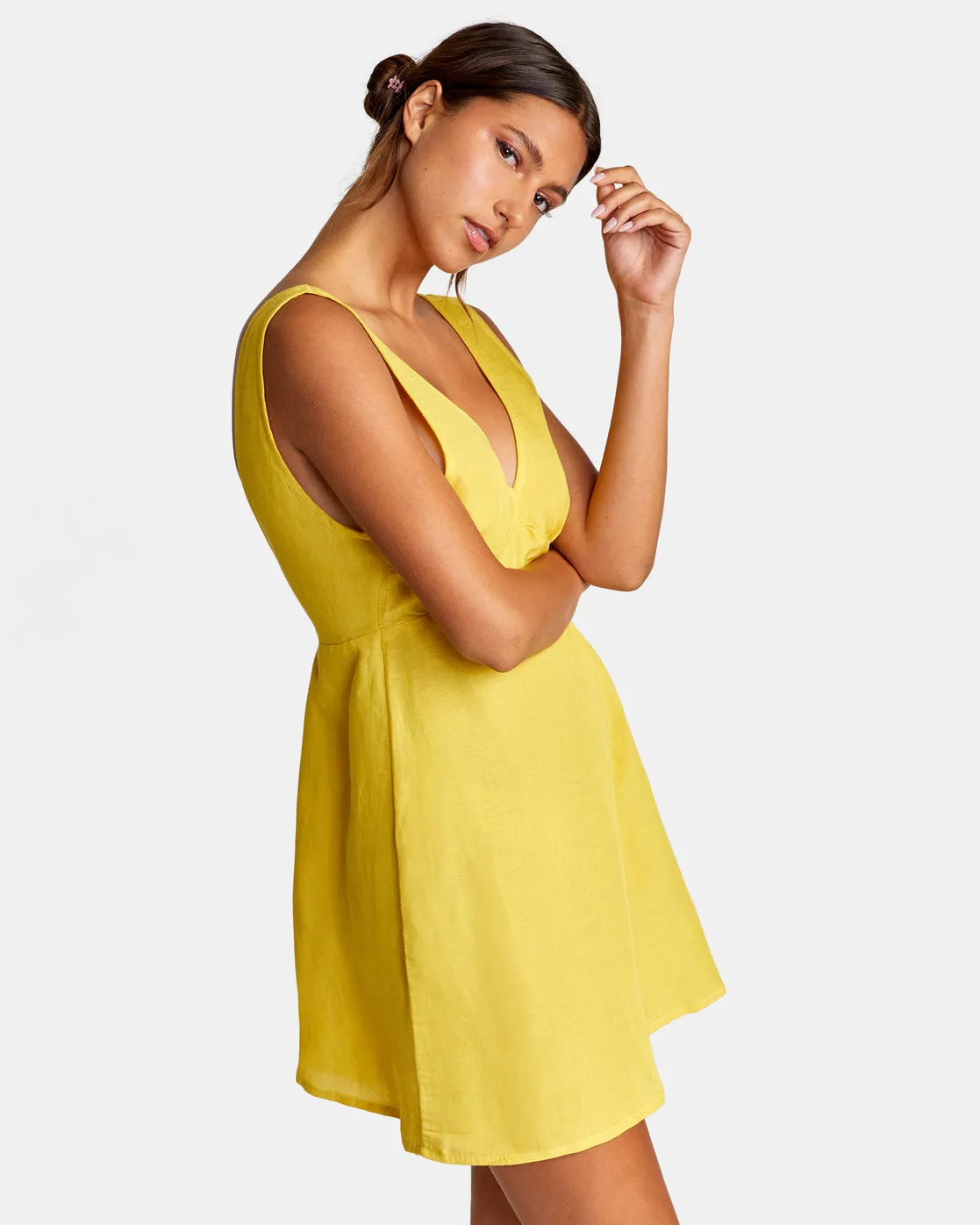 RVCA Linen Shifty Romper