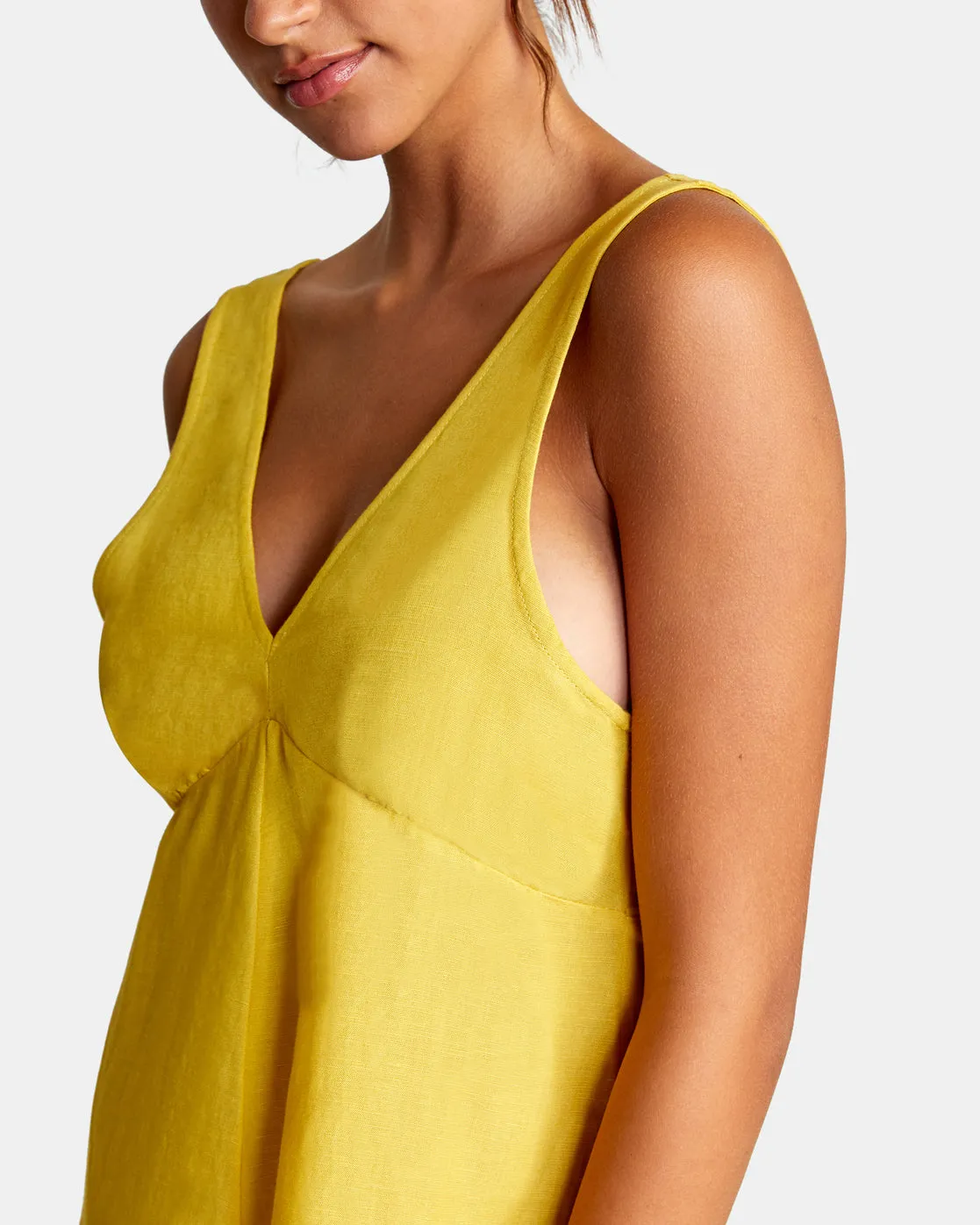 RVCA Linen Shifty Romper