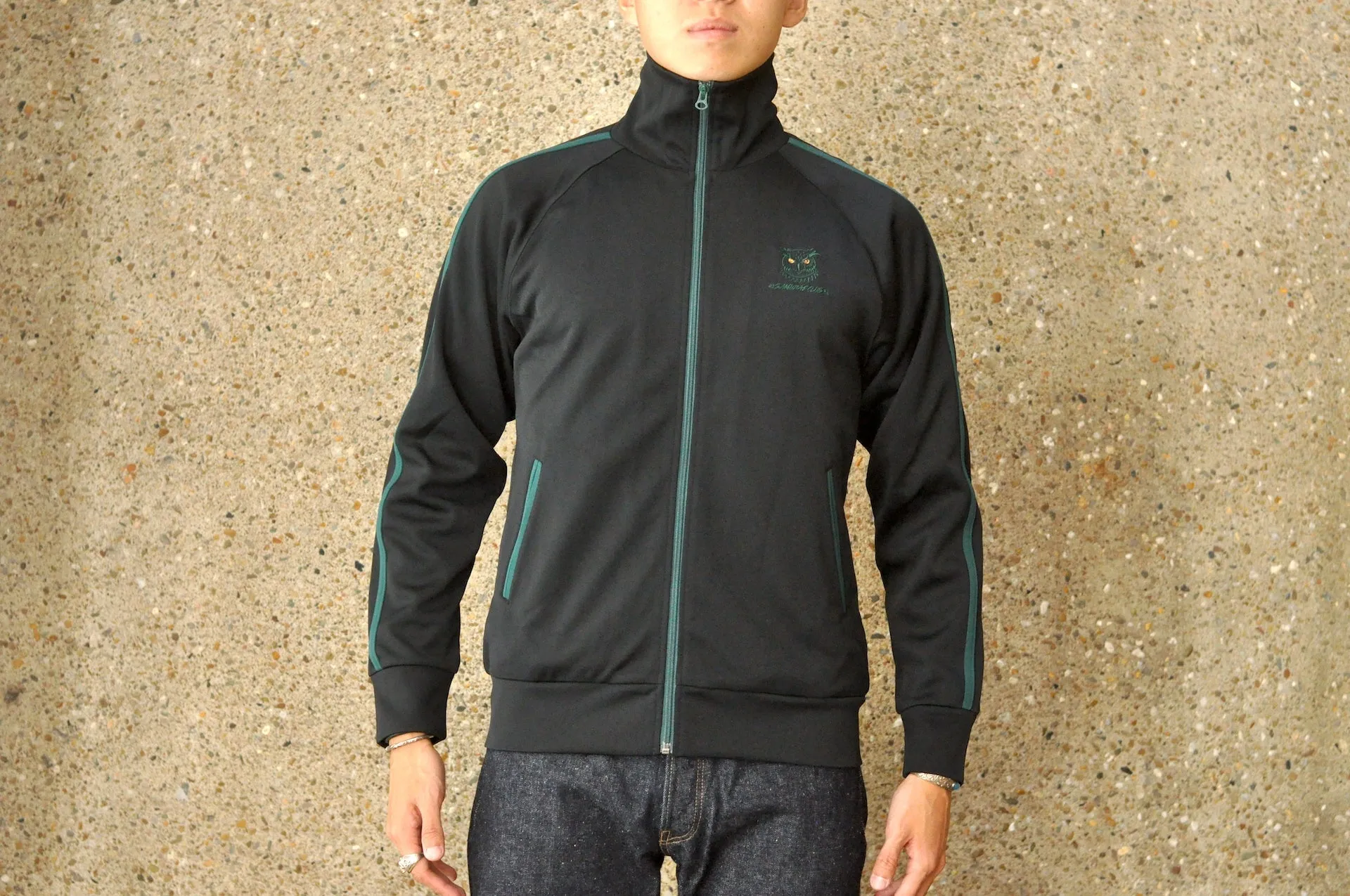 Samurai "Fukuro" Sporty Track Jacket (Black)
