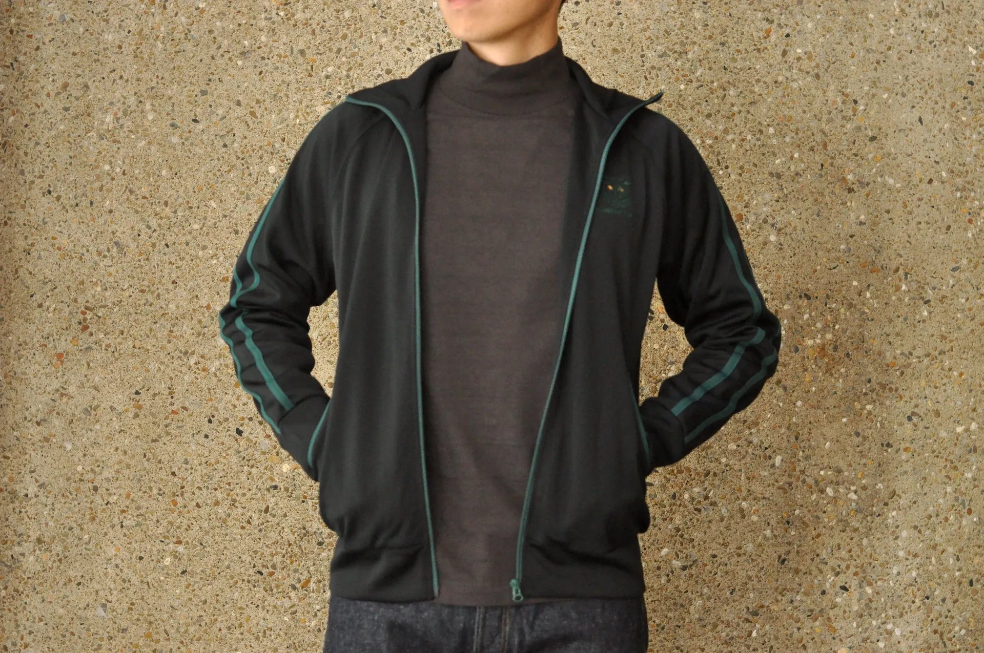 Samurai "Fukuro" Sporty Track Jacket (Black)