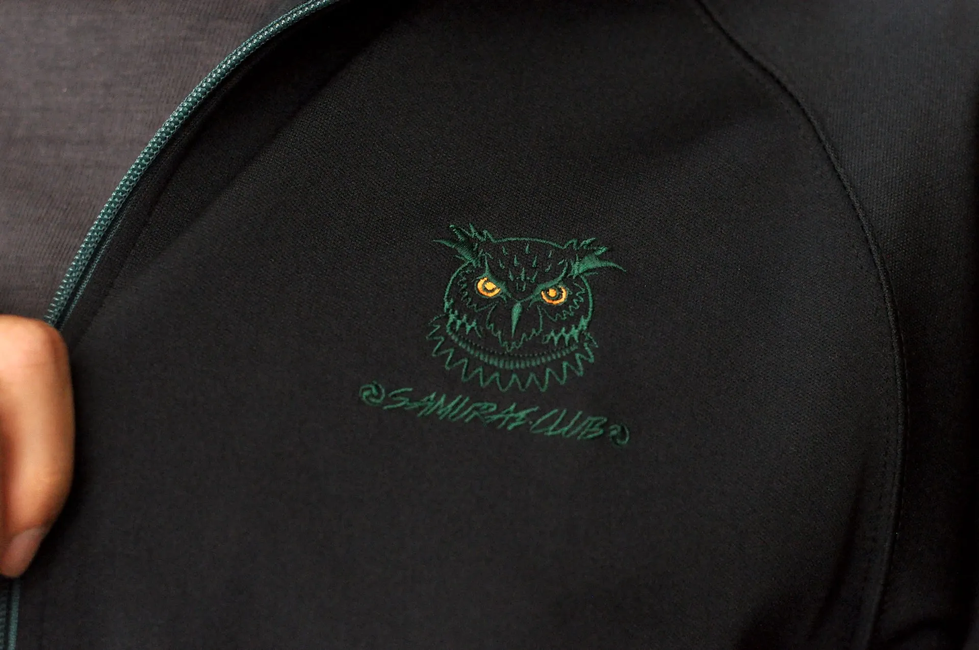 Samurai "Fukuro" Sporty Track Jacket (Black)