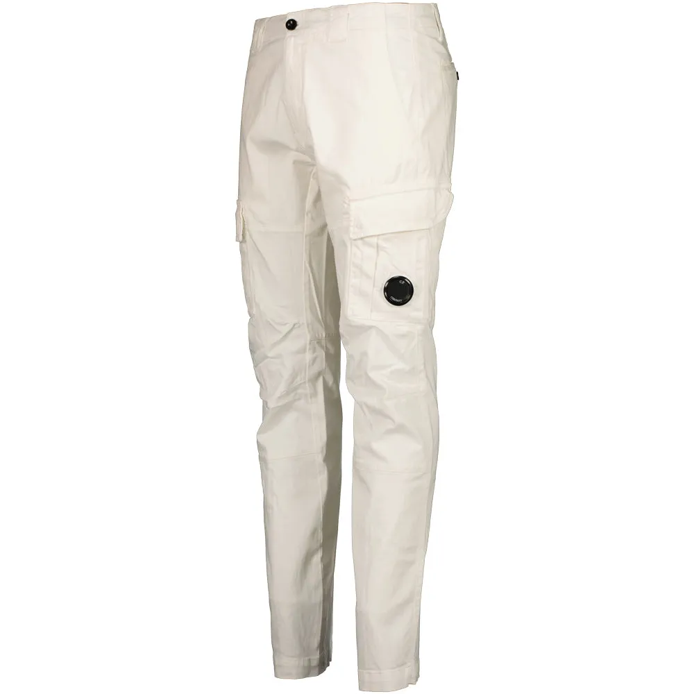 Satin Stretch Lens Cargo Pants