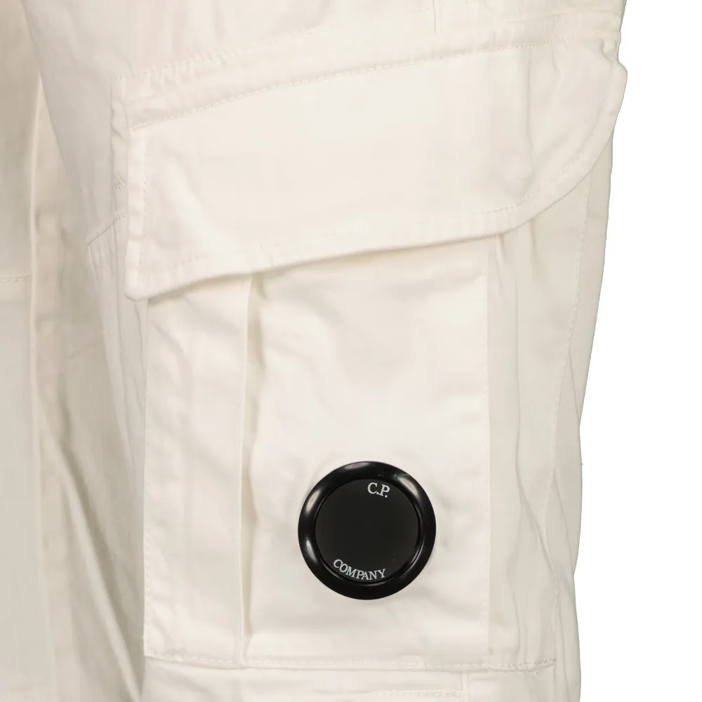 Satin Stretch Lens Cargo Pants