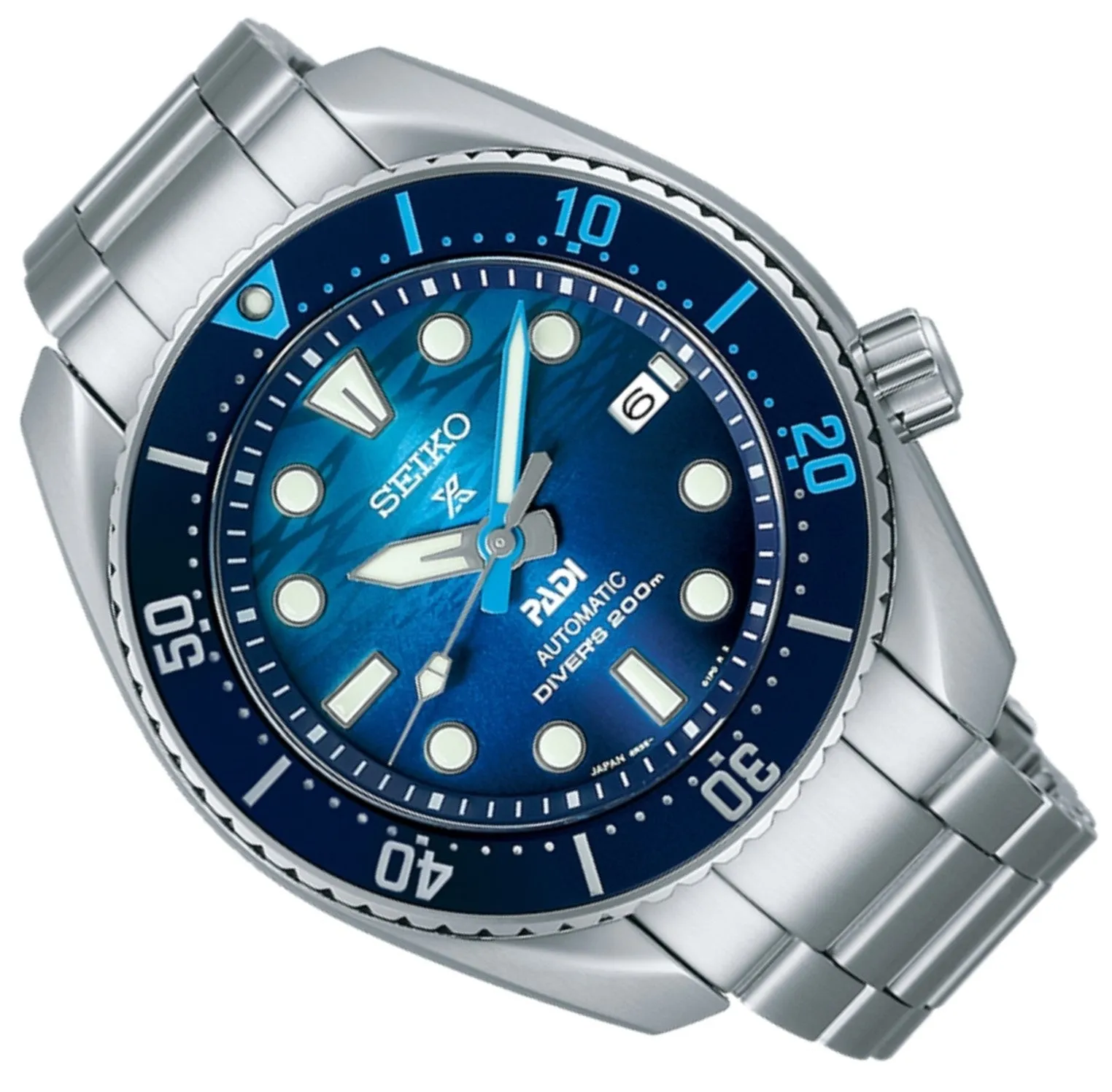 Seiko SPB375J1 Prospex Great Blue Sumo PADI Automatic Watch for Men