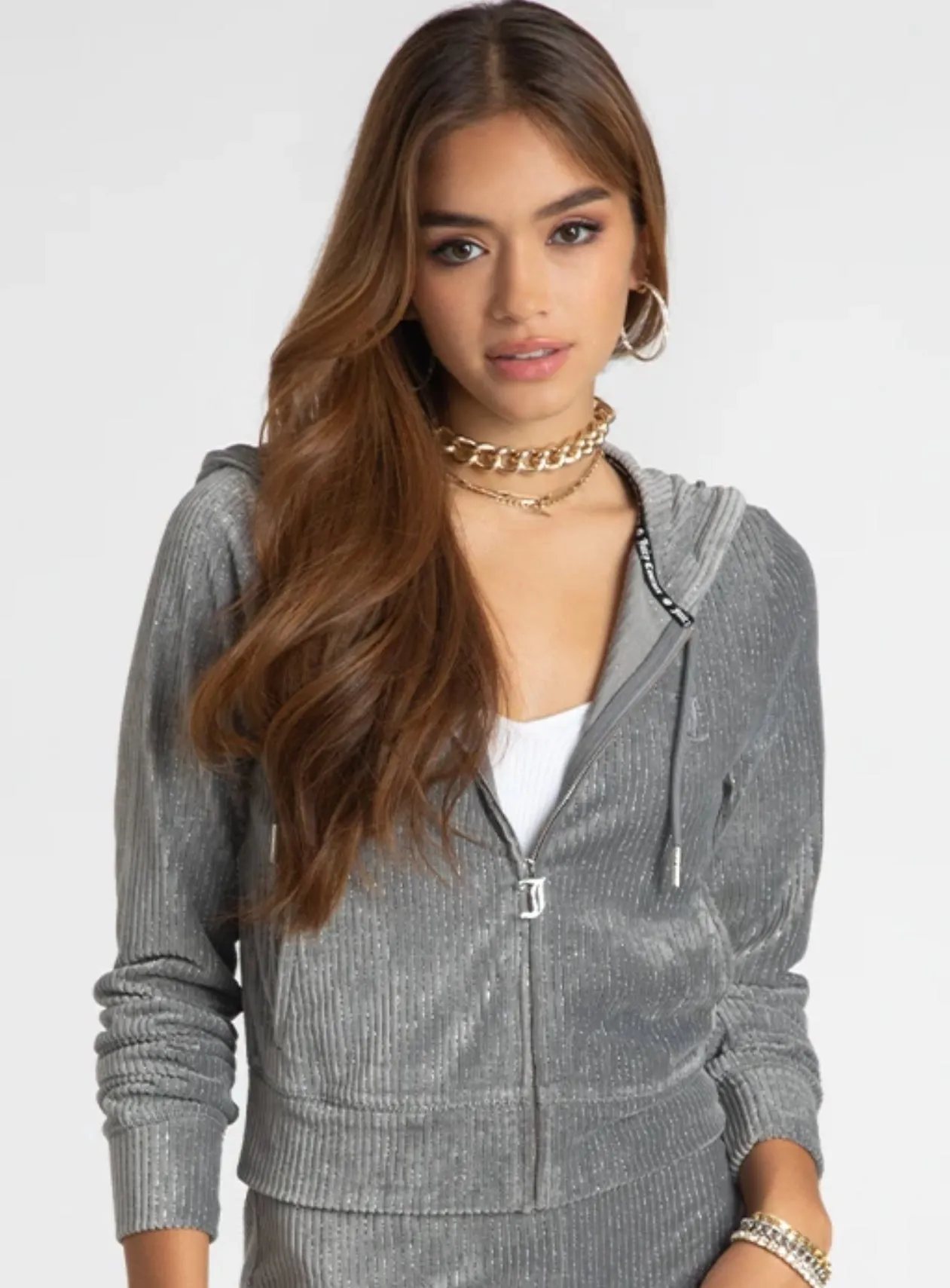 Shimmery Cord Juicy Couture Velour Pants