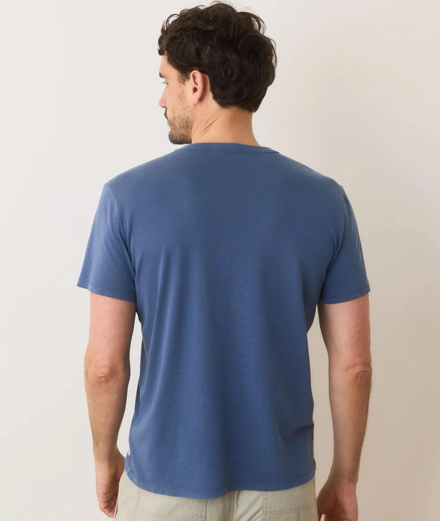 Signature Sea Change Crew Tee- Vintage Indigo