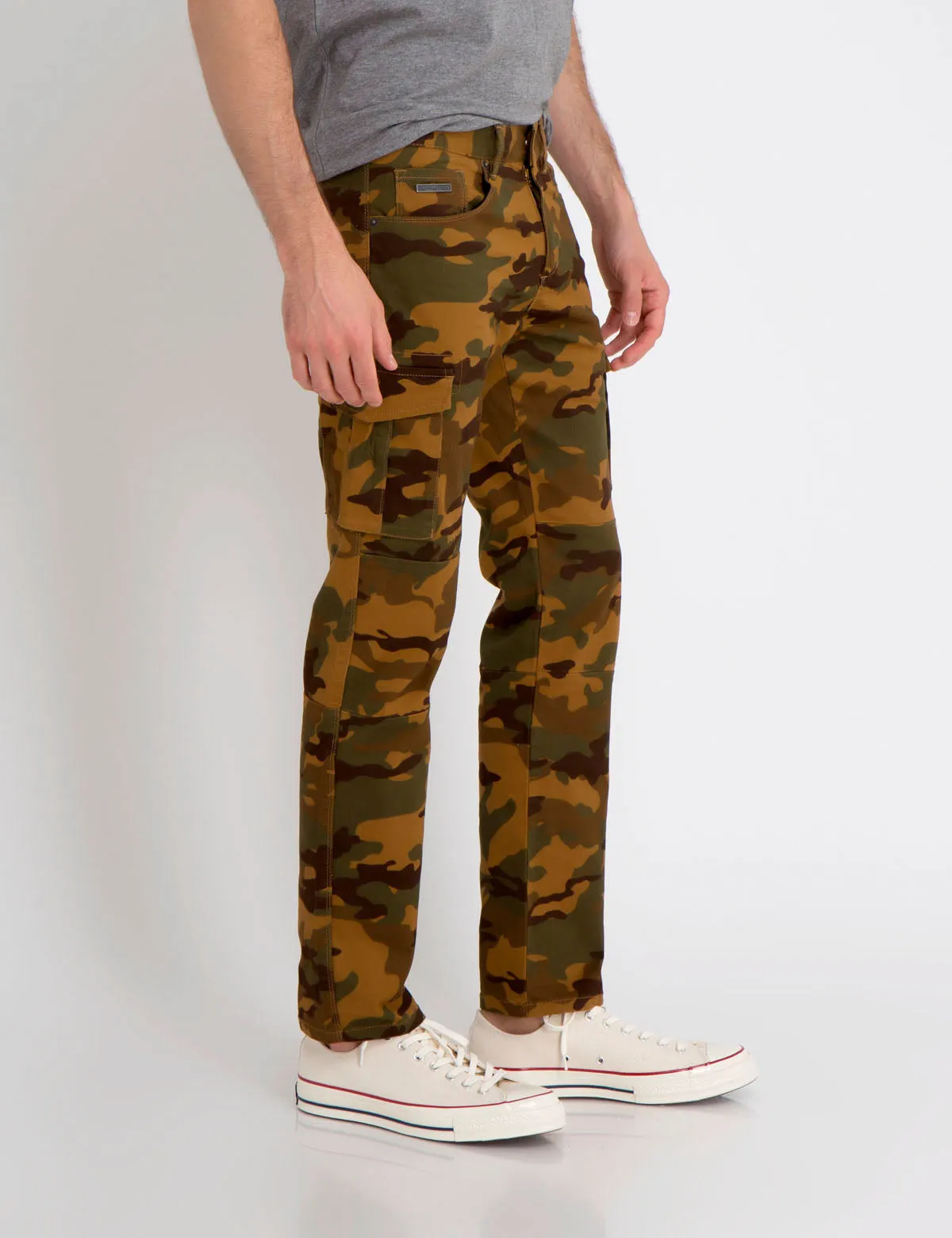 STRETCH TWILL CARGO PANTS