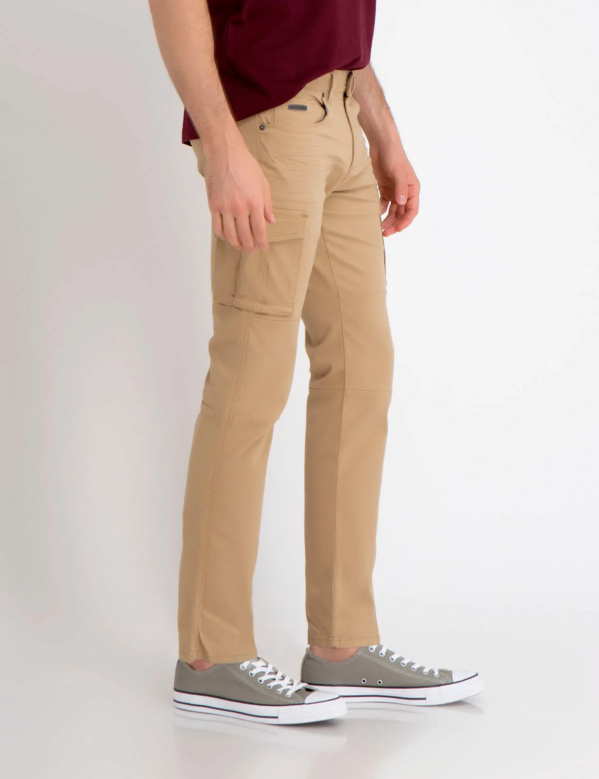 STRETCH TWILL CARGO PANTS