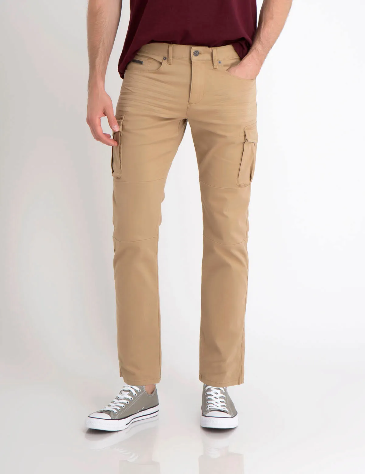 STRETCH TWILL CARGO PANTS