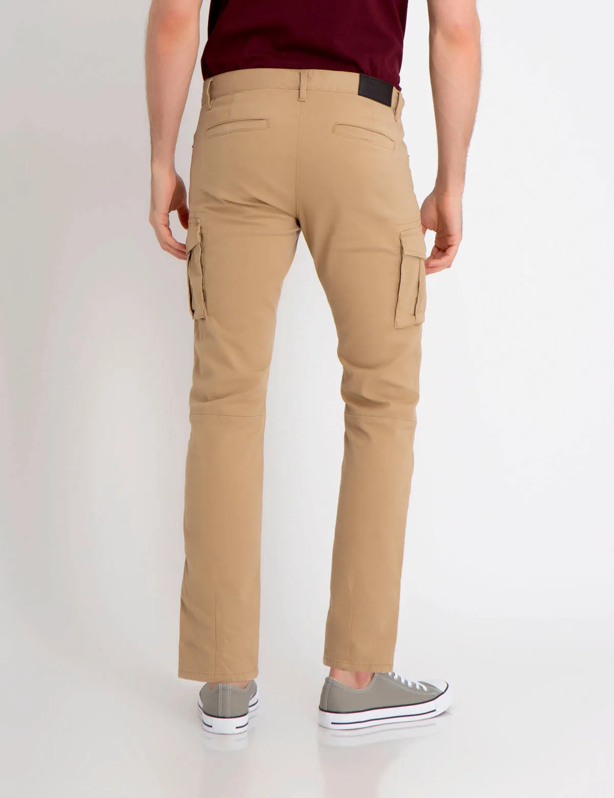 STRETCH TWILL CARGO PANTS