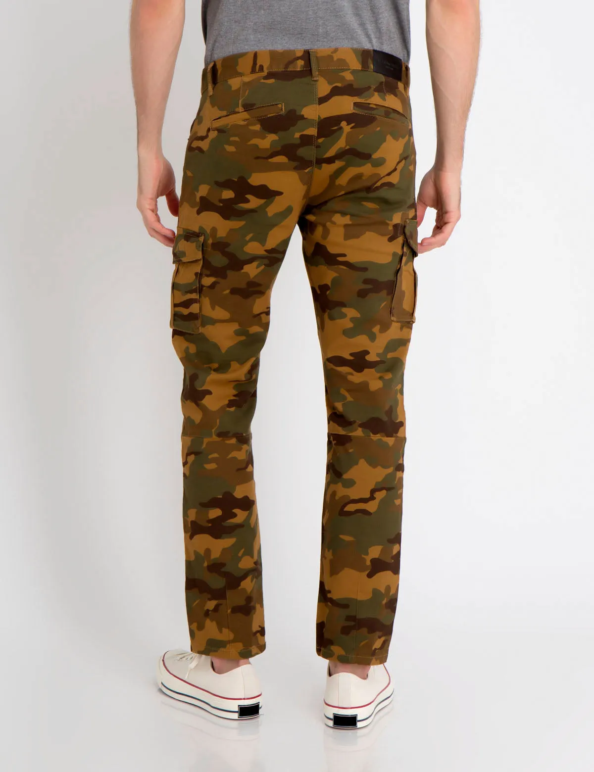 STRETCH TWILL CARGO PANTS