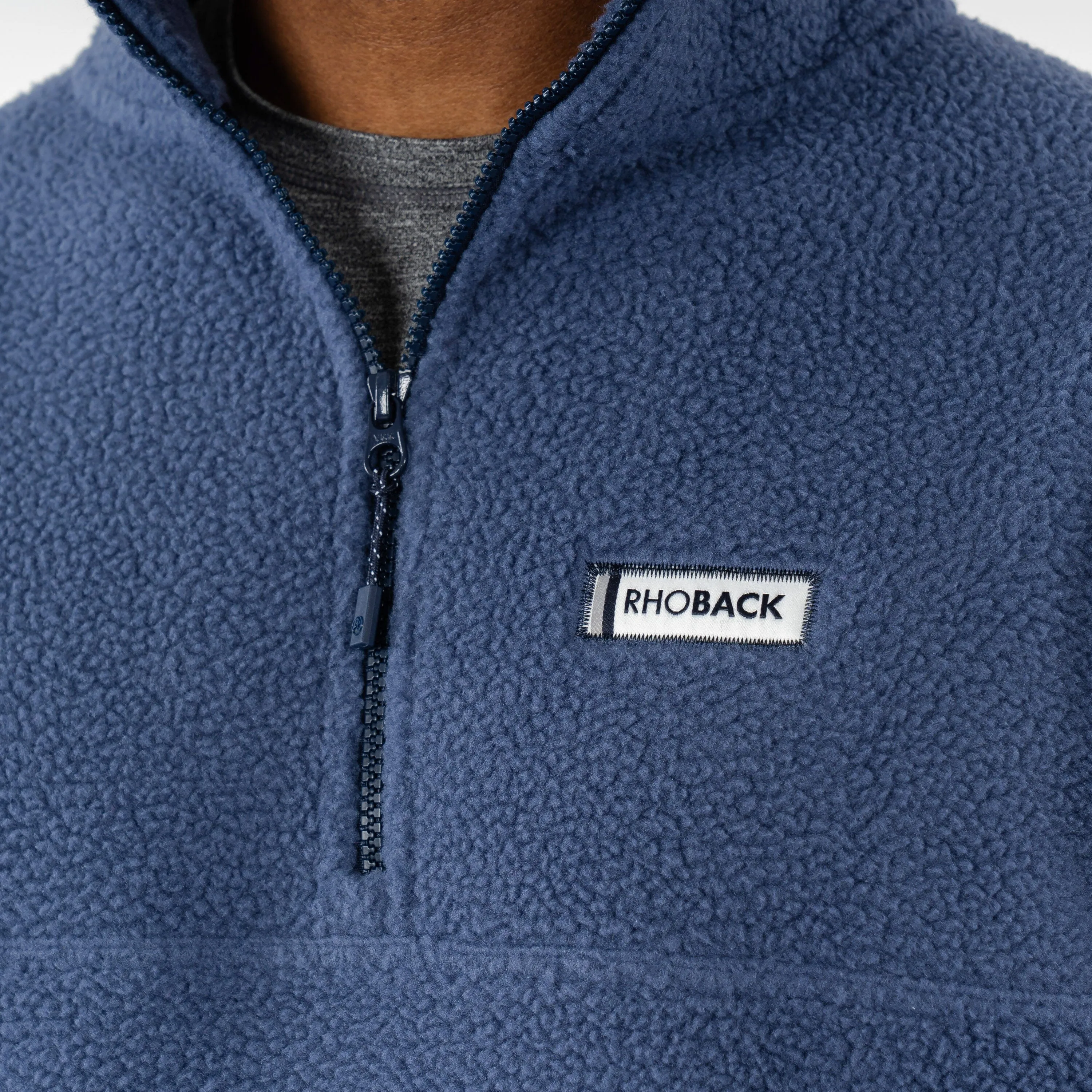 Summit Fleece Pullover | Solid - Slate Blue
