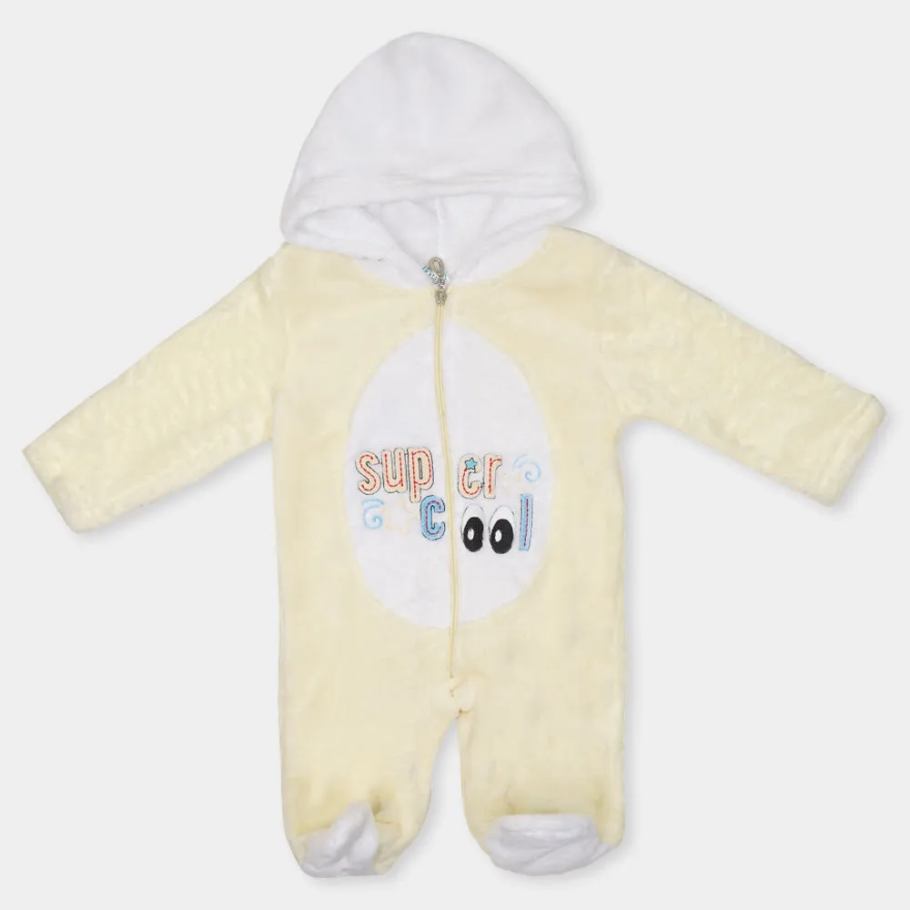 Super Cool Unisex Infant Hooded Romper