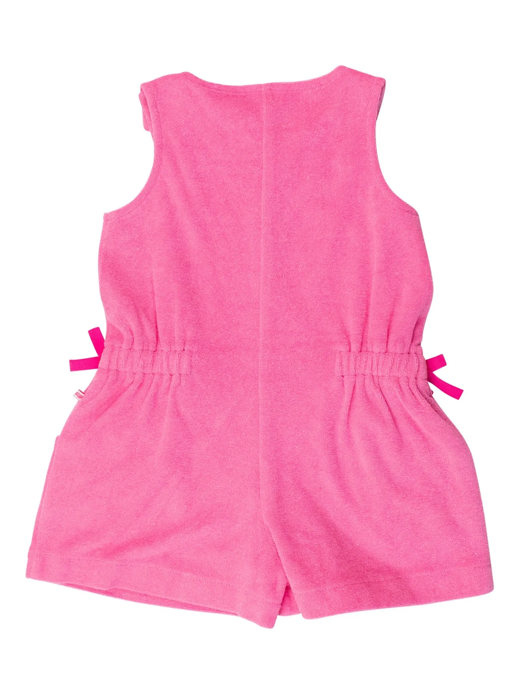 Terry Cover-up Romper - Pink