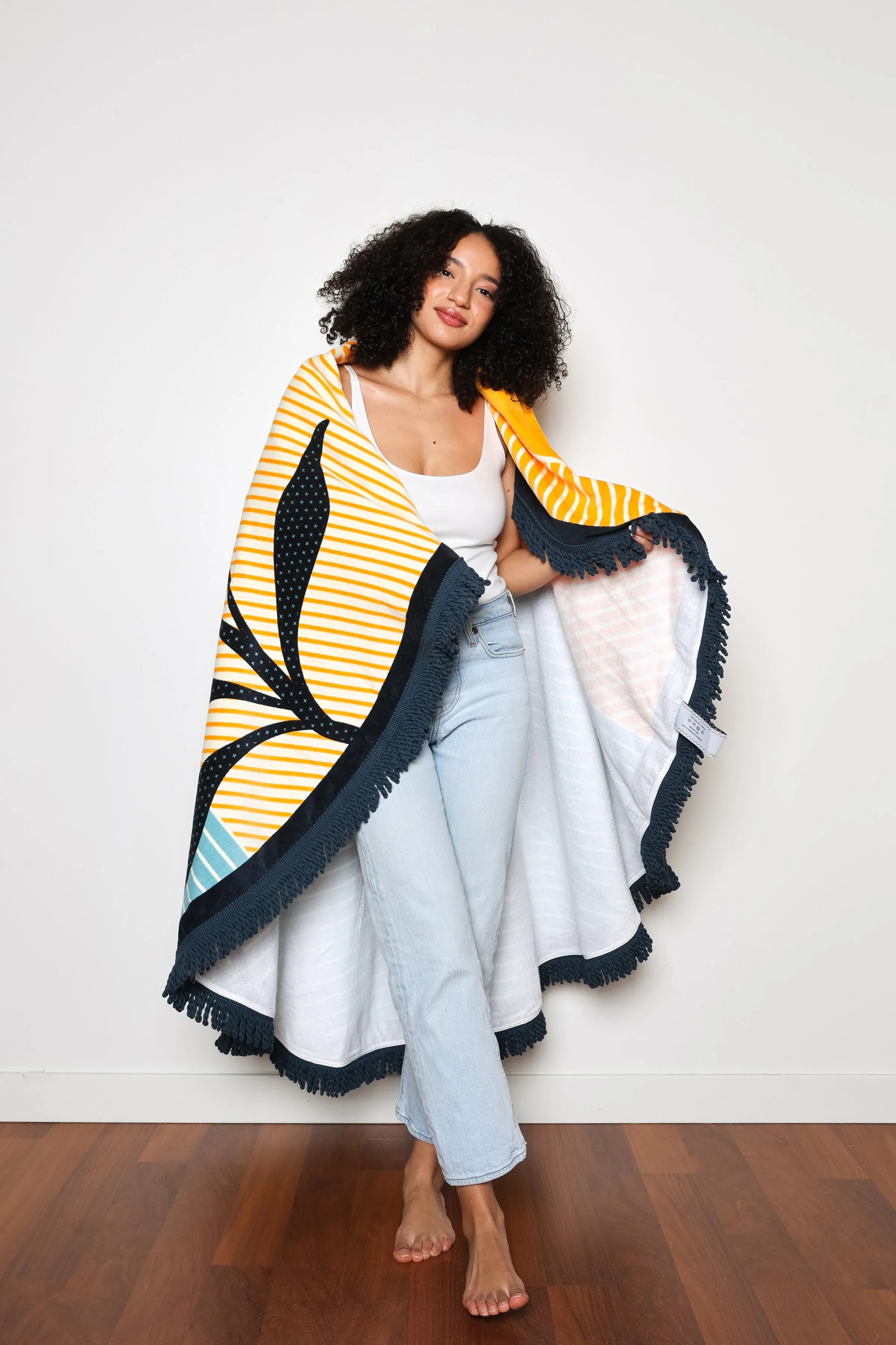 THE SEASIDE | Velour Round Towel