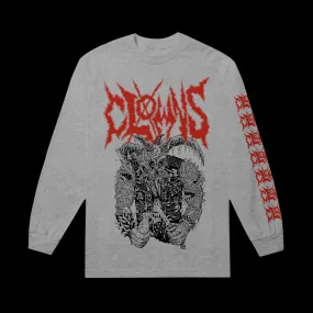 Thrash Metal Heather Grey Long Sleeve