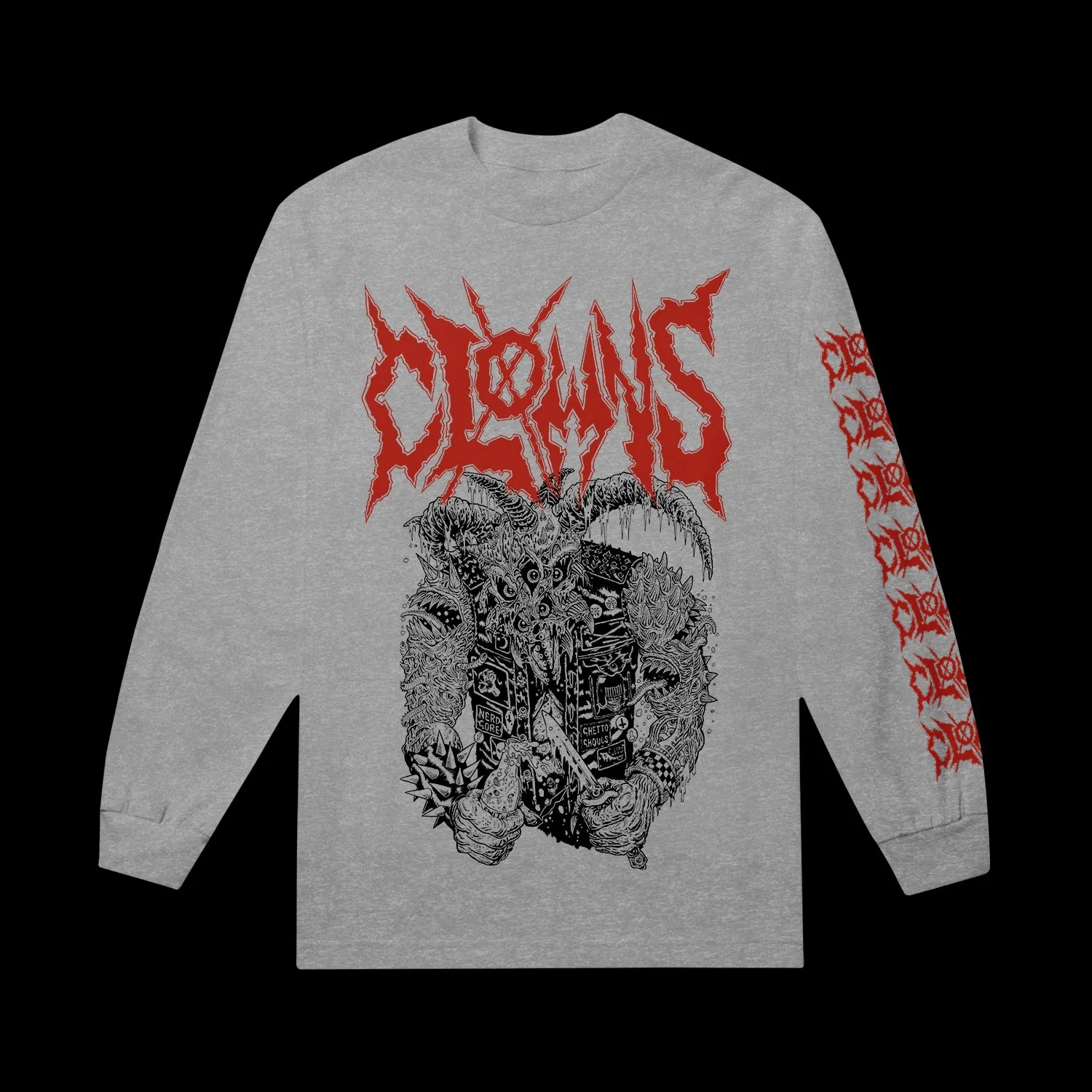 Thrash Metal Heather Grey Long Sleeve