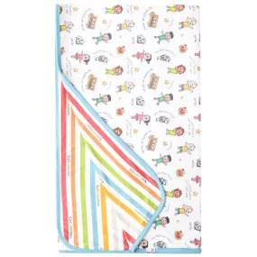 Three-Layer Jumbo Quilt - CoComelon Friends