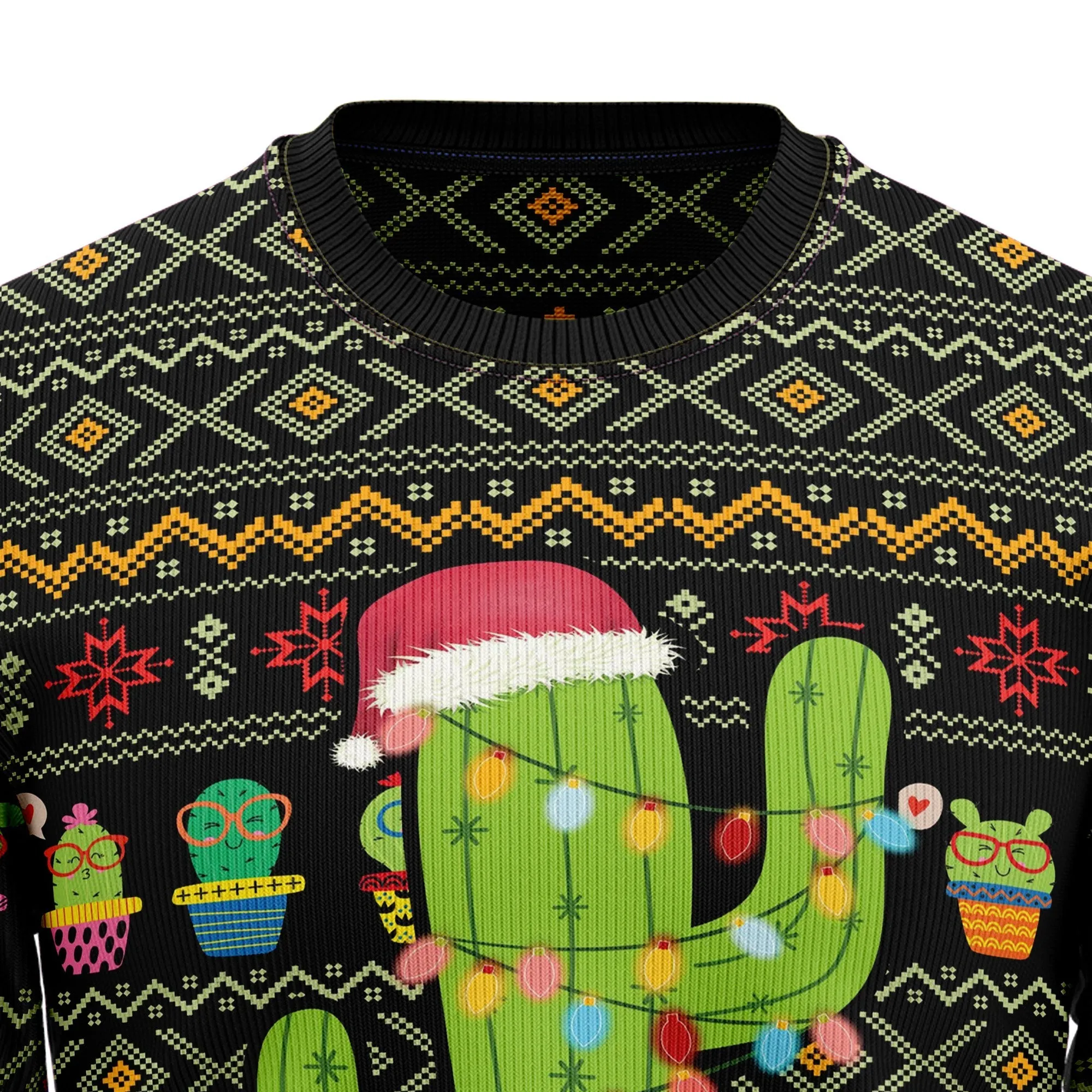 Ugly Sweater JulesRoche All-Over Print Trendy Holiday Pullover