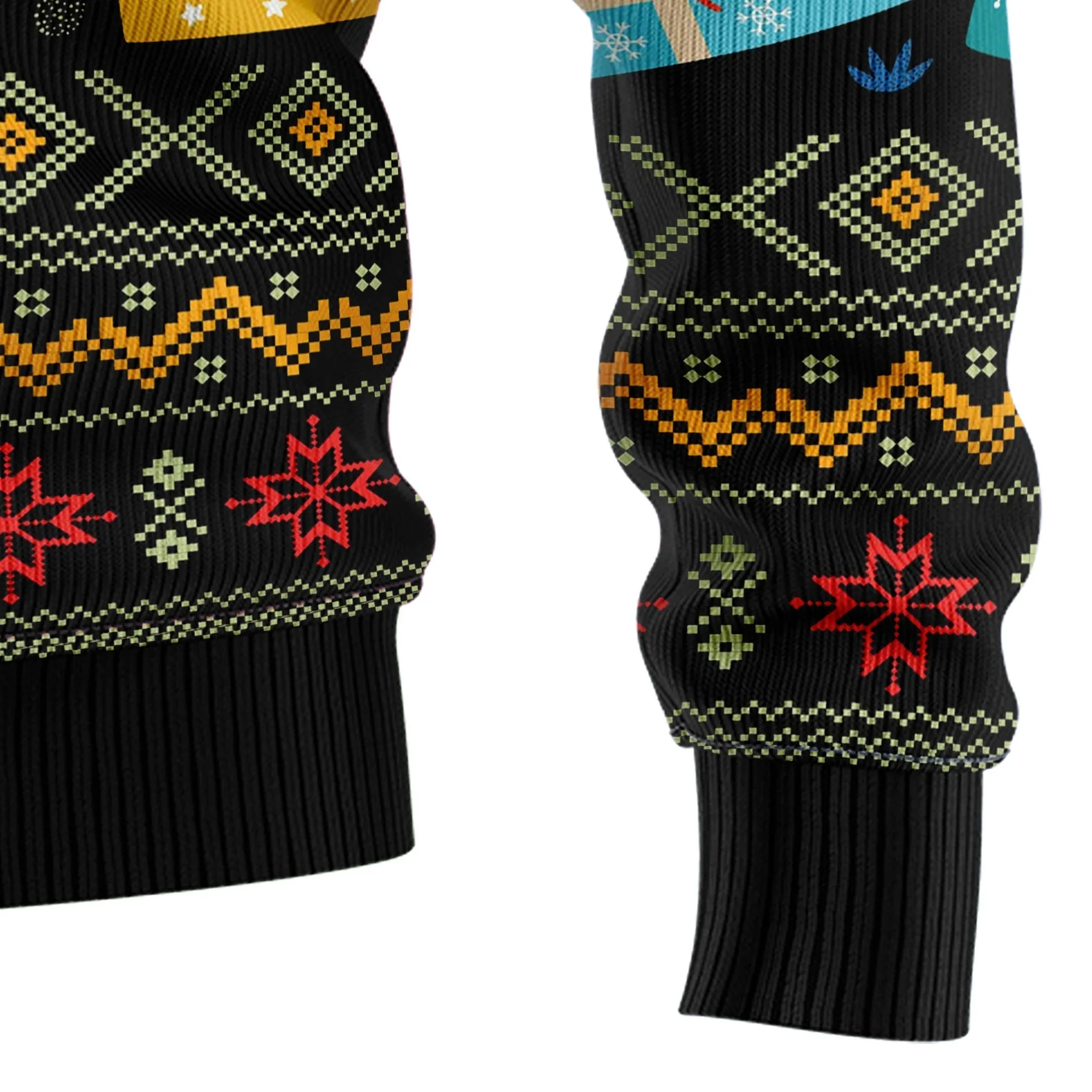 Ugly Sweater JulesRoche All-Over Print Trendy Holiday Pullover