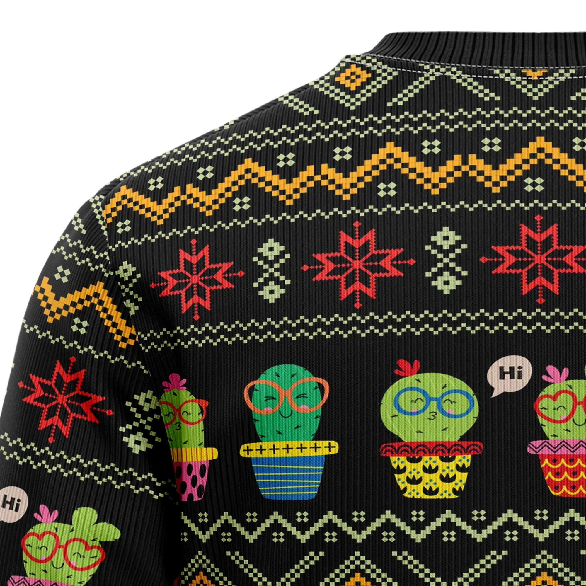 Ugly Sweater JulesRoche All-Over Print Trendy Holiday Pullover