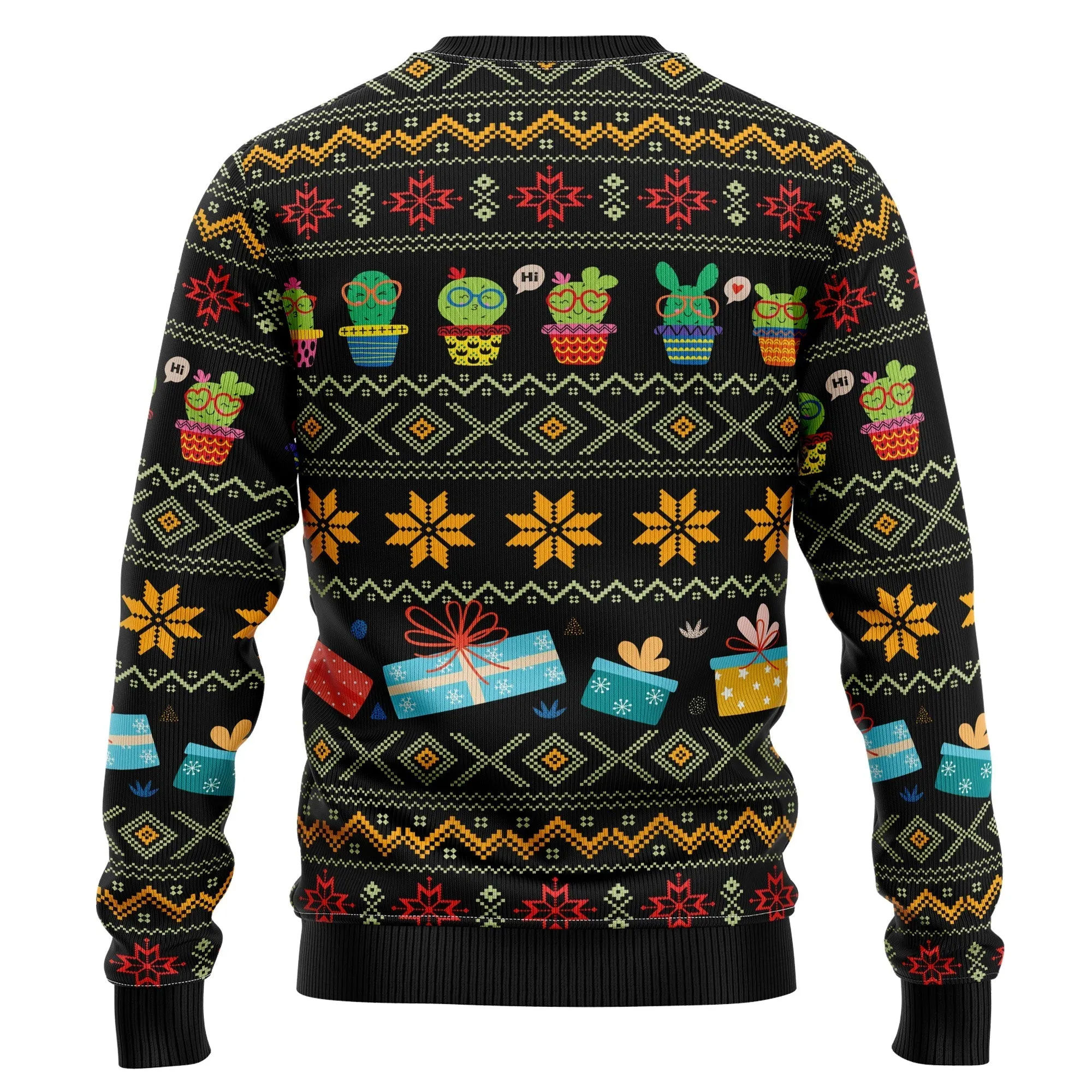 Ugly Sweater JulesRoche All-Over Print Trendy Holiday Pullover