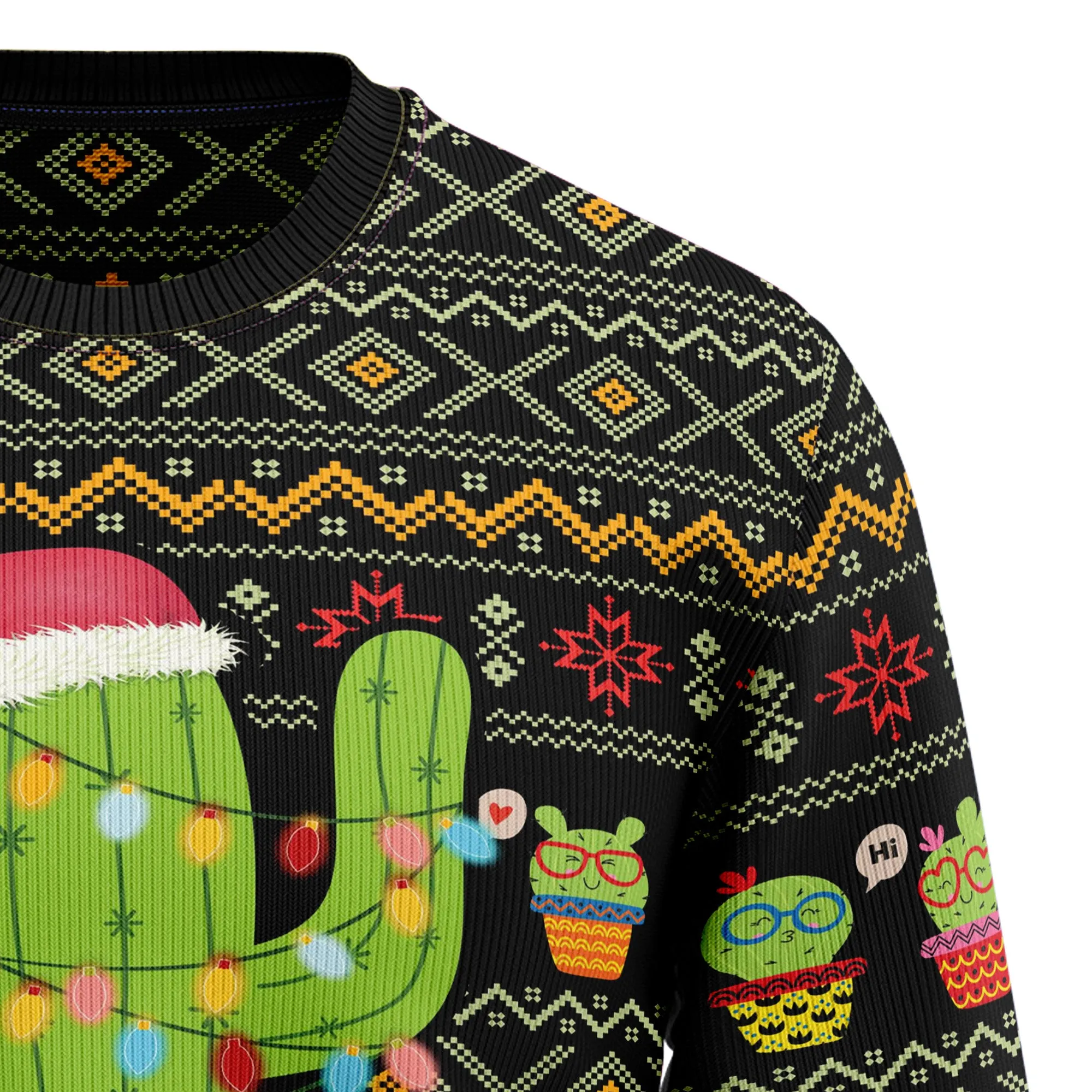 Ugly Sweater JulesRoche All-Over Print Trendy Holiday Pullover