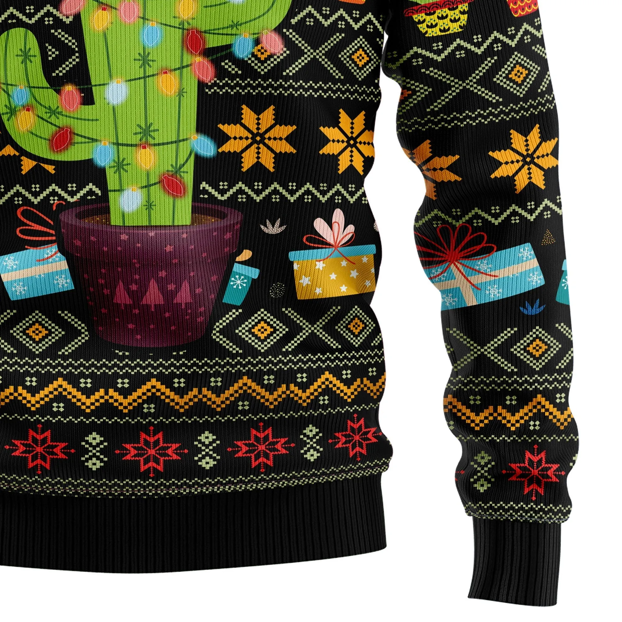 Ugly Sweater JulesRoche All-Over Print Trendy Holiday Pullover