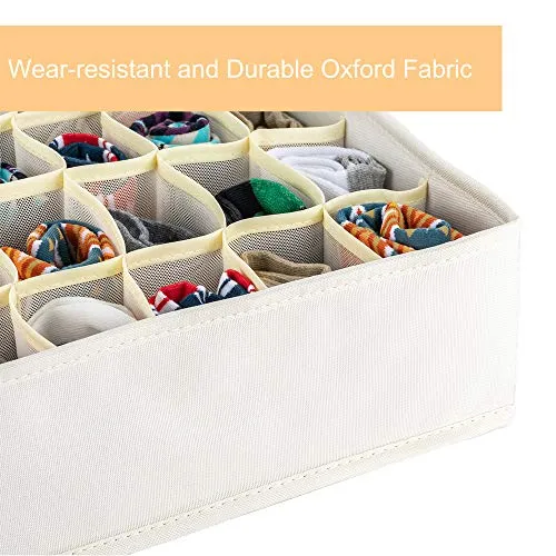 ULG Socks Underwear Drawer Organizer Divider 2 Pack