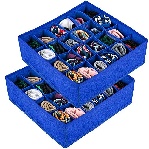 ULG Socks Underwear Drawer Organizer Divider 2 Pack