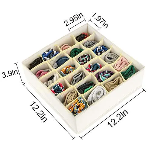 ULG Socks Underwear Drawer Organizer Divider 2 Pack
