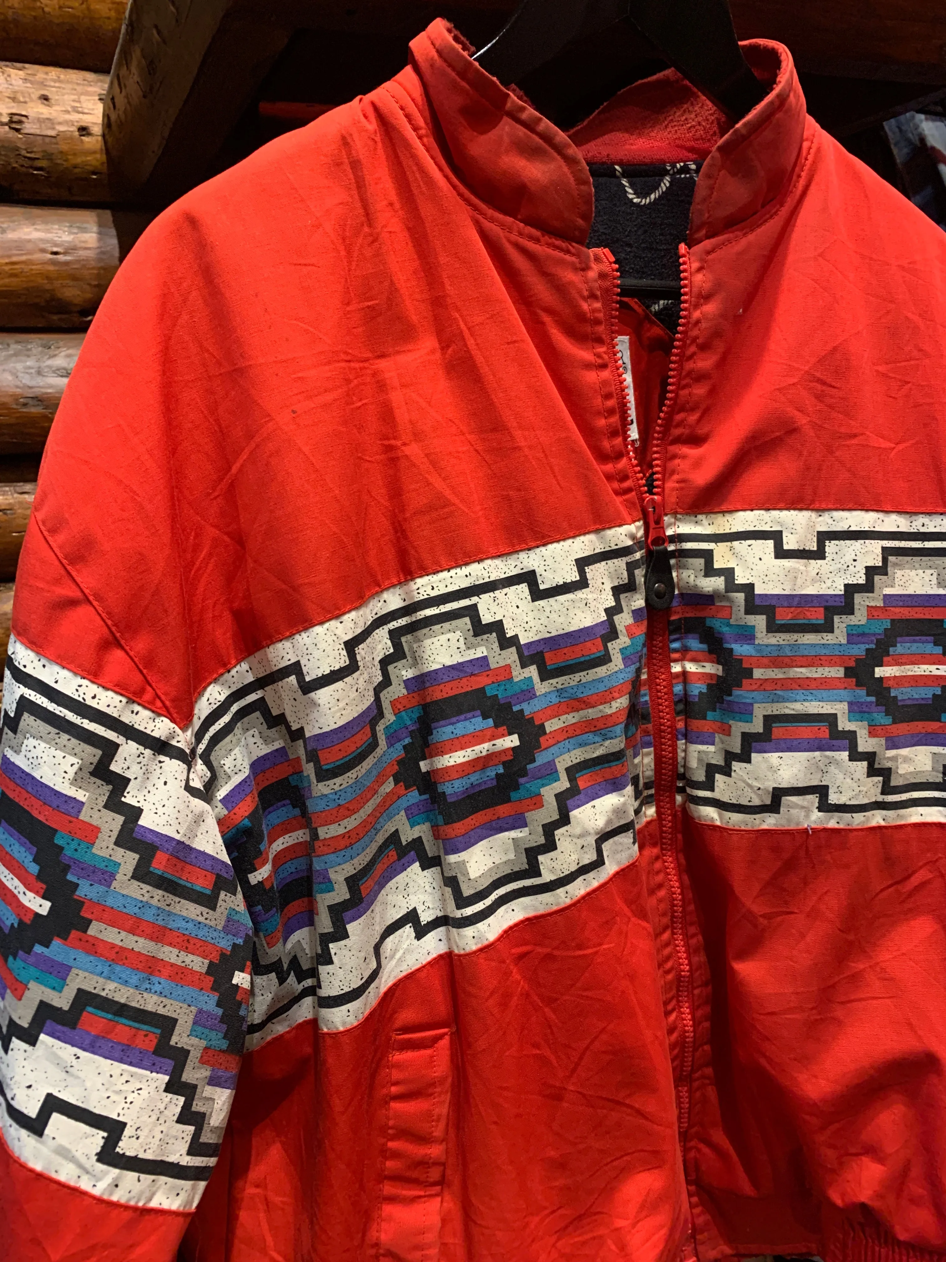 Vintage Roper Southwest Aztec Rodeo Jacket, Large