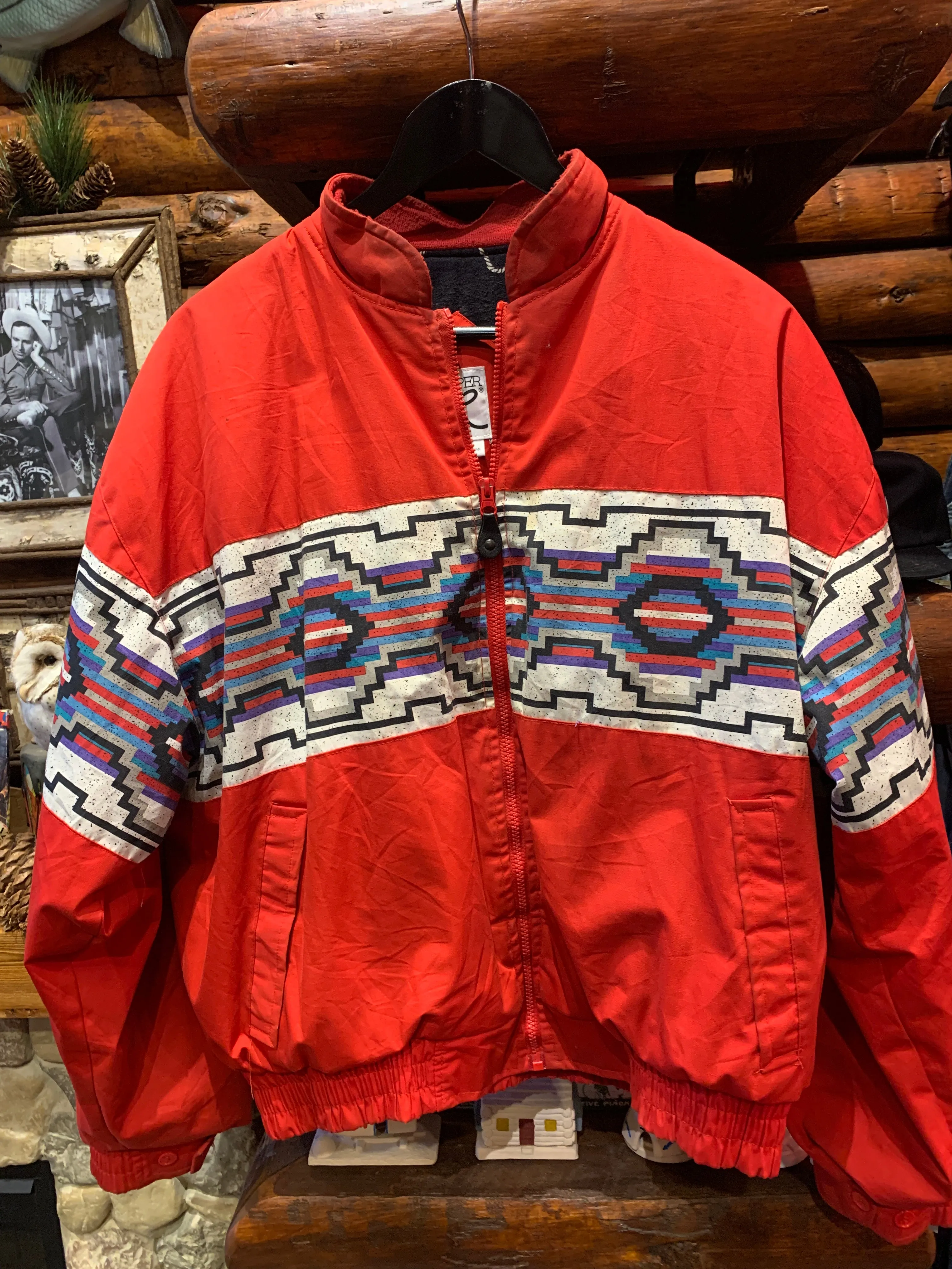 Vintage Roper Southwest Aztec Rodeo Jacket, Large