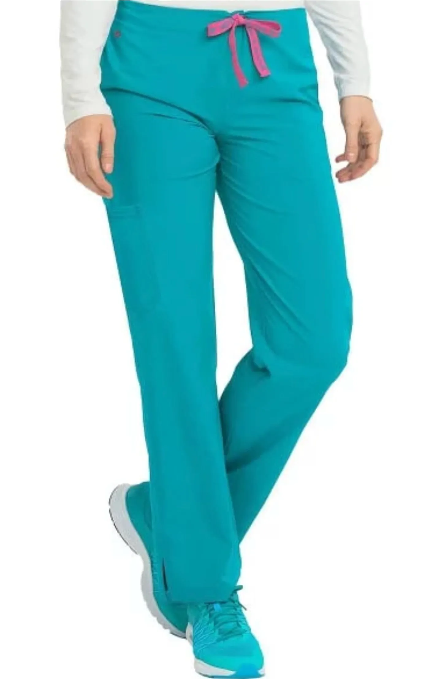 Women's Drawstring Cargo Pocket Scrub Pant